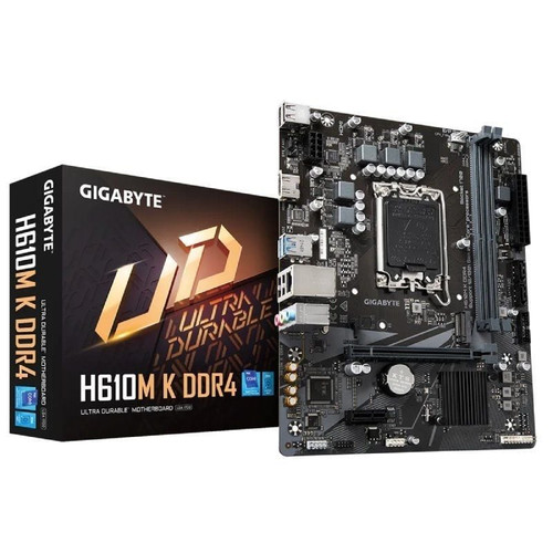 PLACA BASE GIGABYTE H610M K 1700 MATX 2XDDR4-SX20 PLACA BASE GIGABYTE H610M K 1700 MATX 2XDDR4